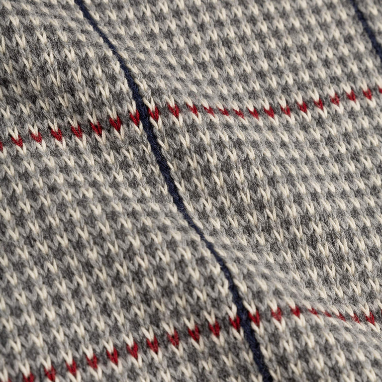 Beams Plus Cotton Linen Vest Plaid