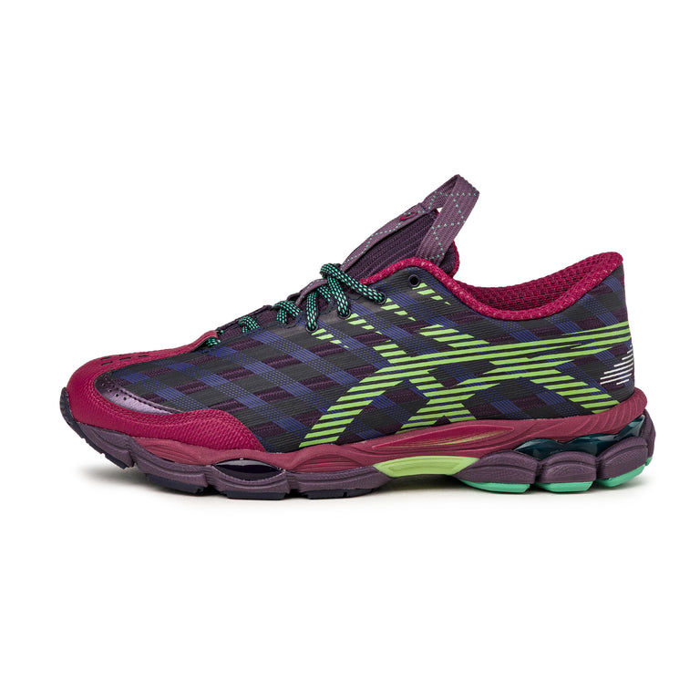 Asics US8-S GEL-SJ33 - 40.5 / Deep Plum / Fresh Grass - 1
