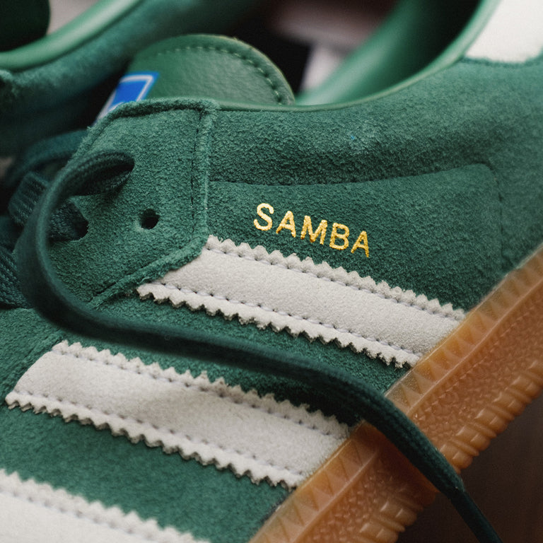 Adidas samba green suede clearance
