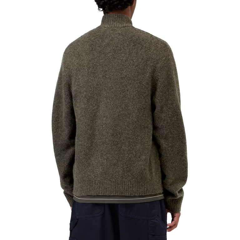 Carhartt WIP Curtis Sweater Jacket - XXL / Tangled Shungite - 4