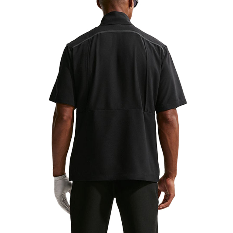 Nike	Tailored Performance Dri-FIT Loose Short-Sleeve Golf Windshirt - XXL / (Black / Black / Black - 3
