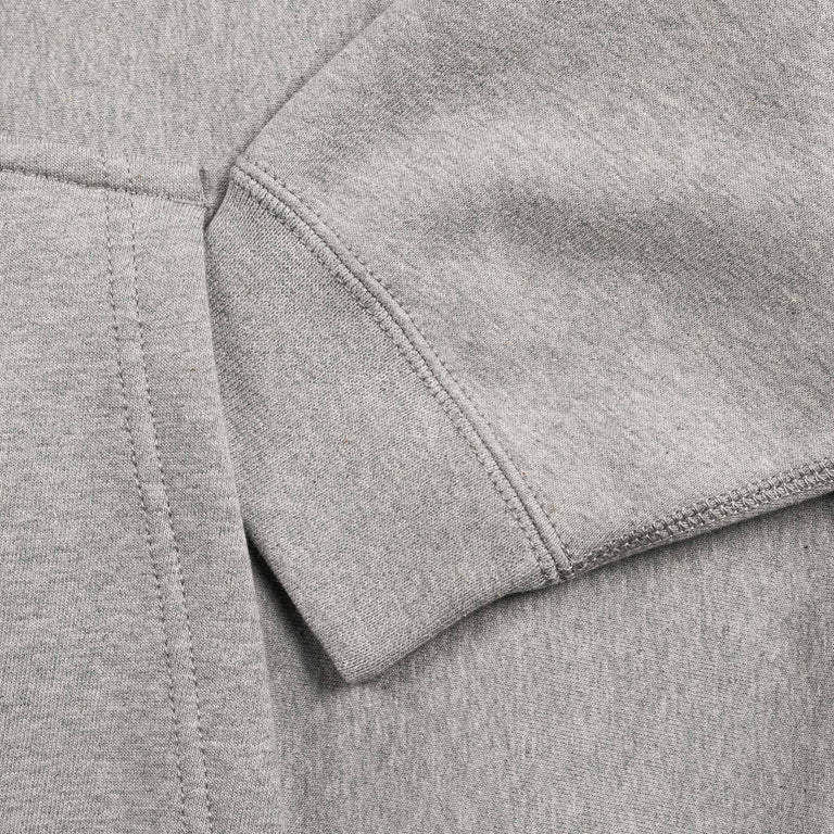 Nike	Solo Swoosh Hoodie - XXL / Dark Grey Heather / Light Smoke Grey / White - 3
