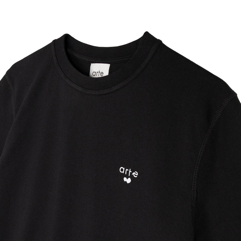 Arte Antwerp Heart Logo T-Shirt - L / Black - 2
