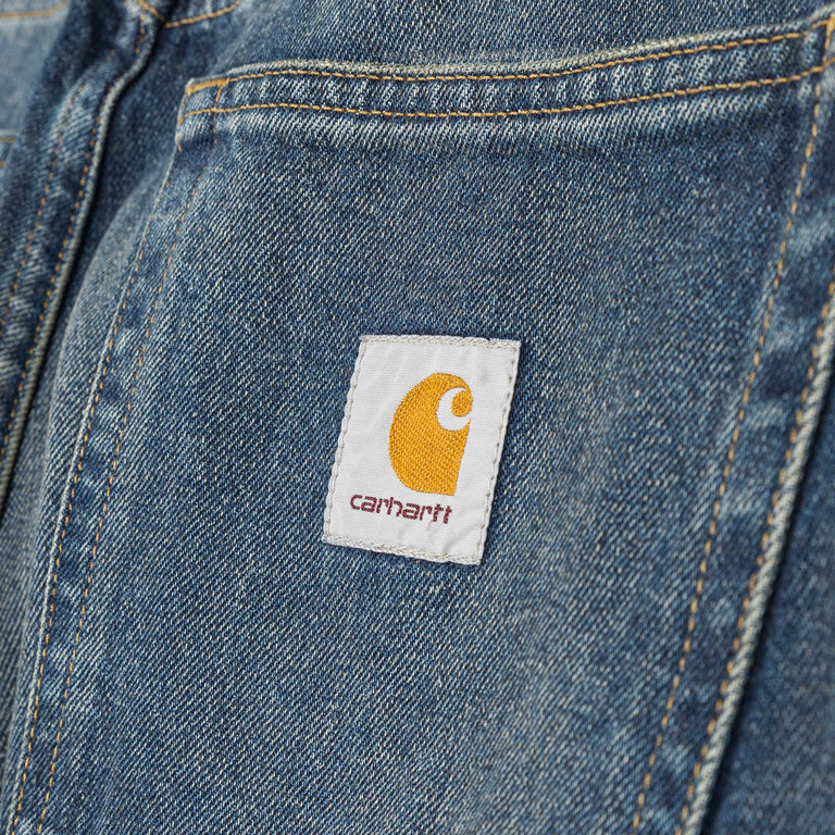 Carhartt WIP Brandon Pant - L / Blue Worn / Used Wash - 5
