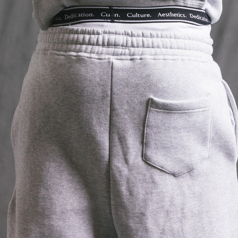 Asphaltgold Essential Sweatpants (Heather Grey) onfeet