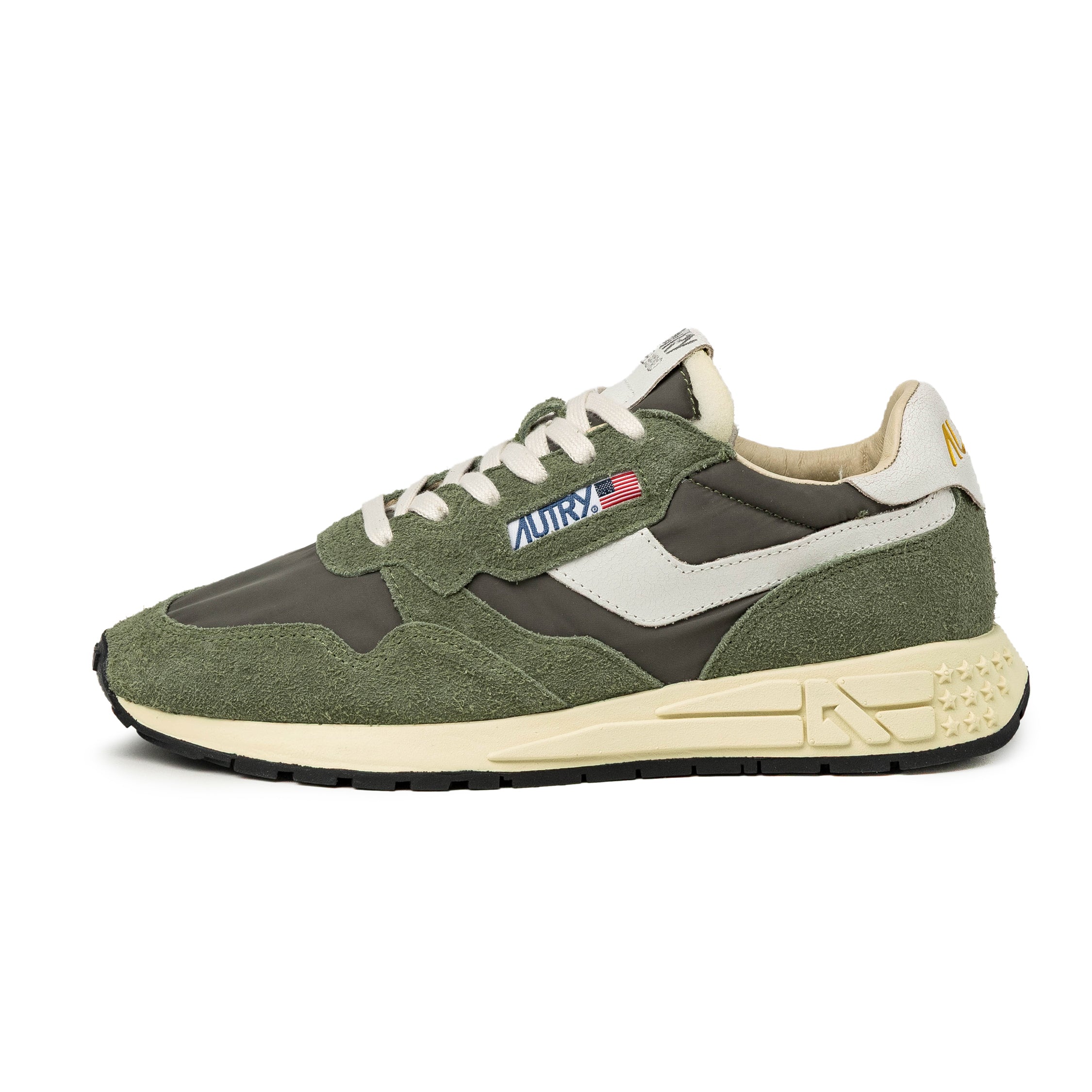 Autry Reelwind Low *Nylon / Cracked Leather* Sneaker » Buy online now!