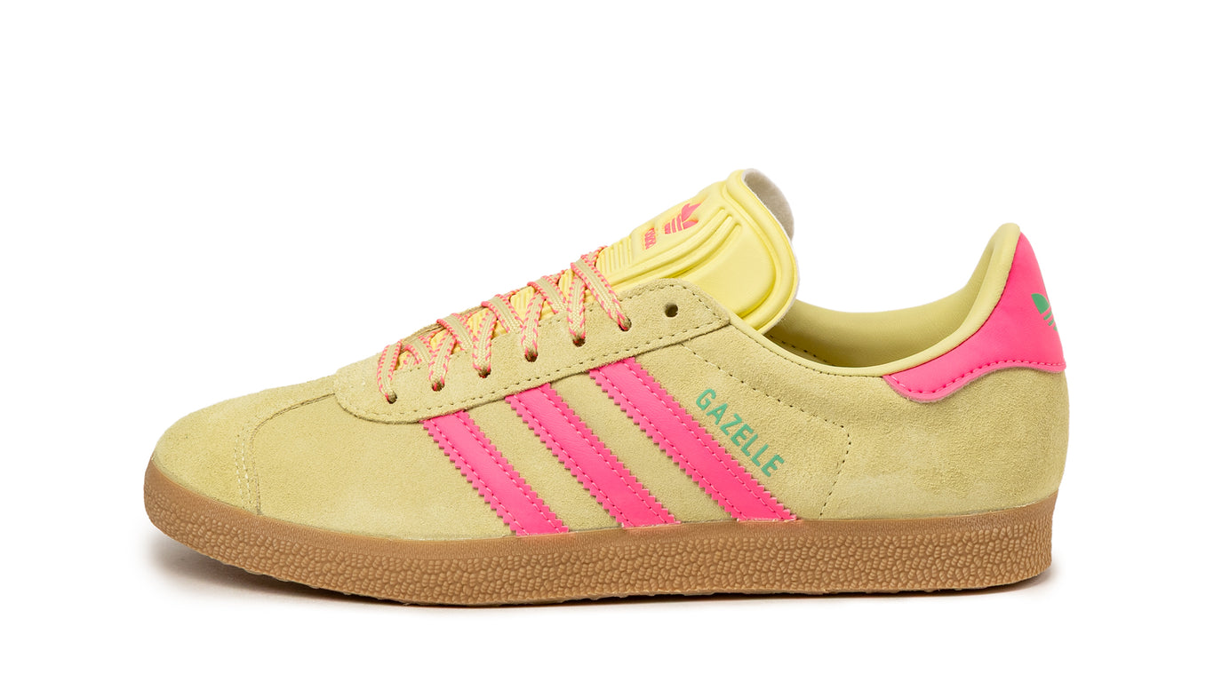 ★【ADIDAS】 (W) Gazelle Bold True Pink Green★ adidas Gazelle Bold Shoes - Pink | Free Shipping with