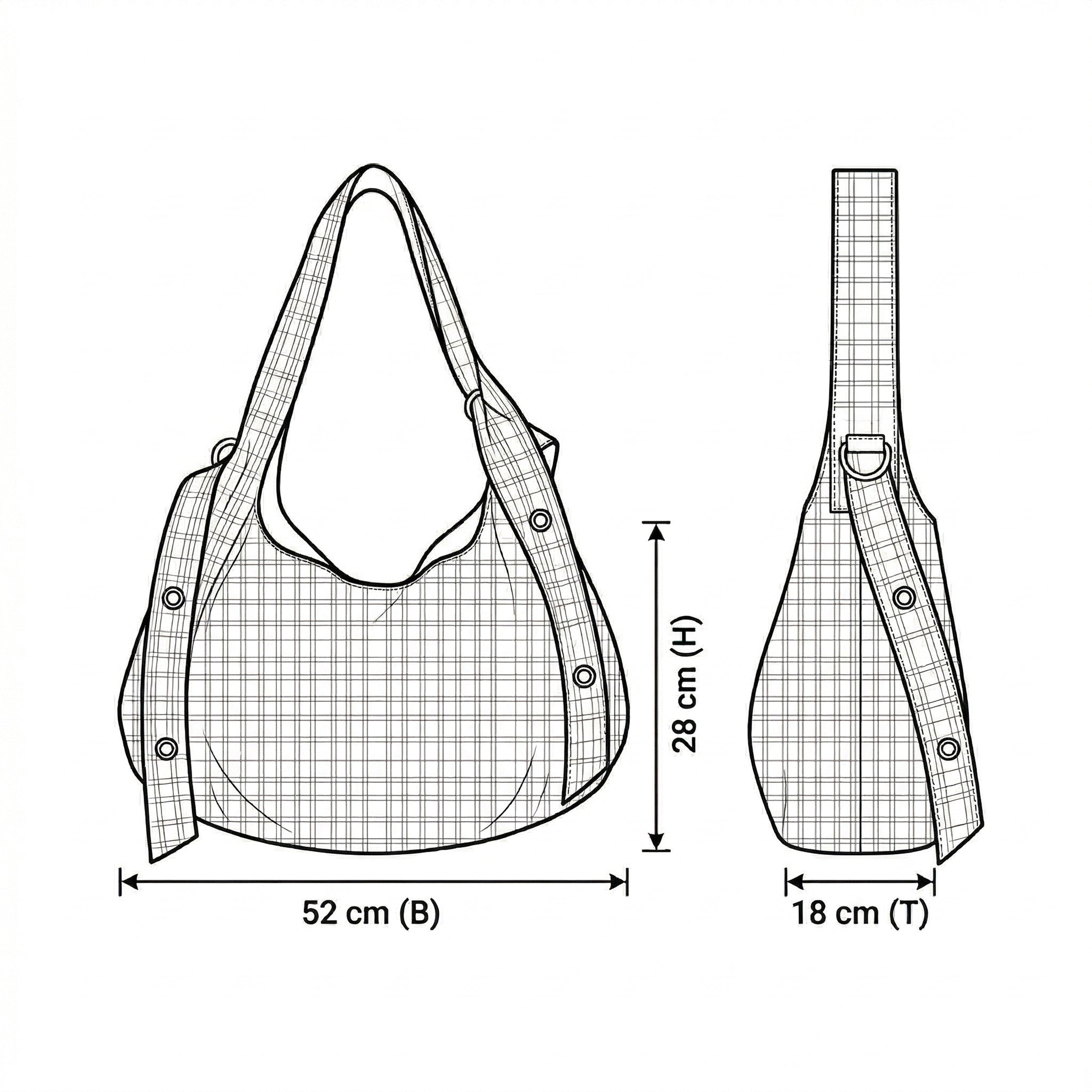 mfpen Eyelet Shoulder Bag » bestel nu online!