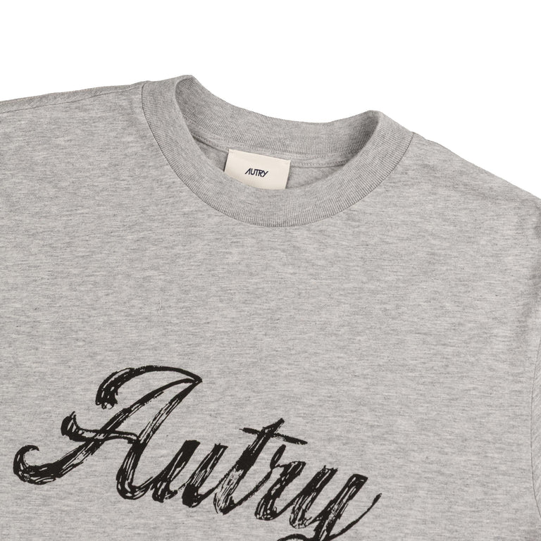 Autry Flags Back Graphic Tee (Dark Melange)