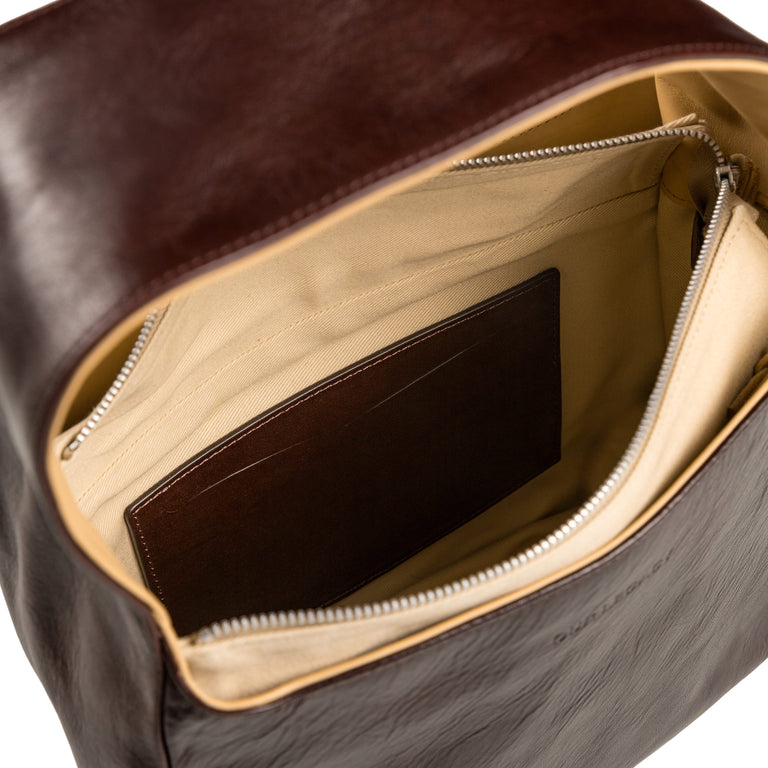 Our Legacy Brick Bag (Deep Abyss Red Leather)