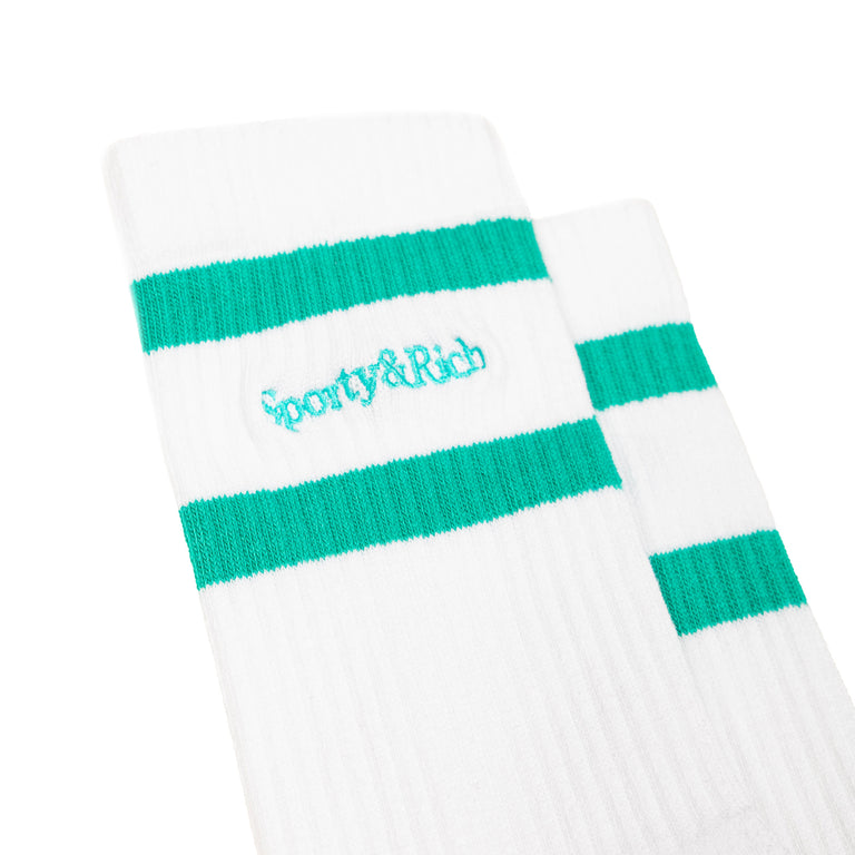 Sporty & Rich Serif Logo Socks - 2