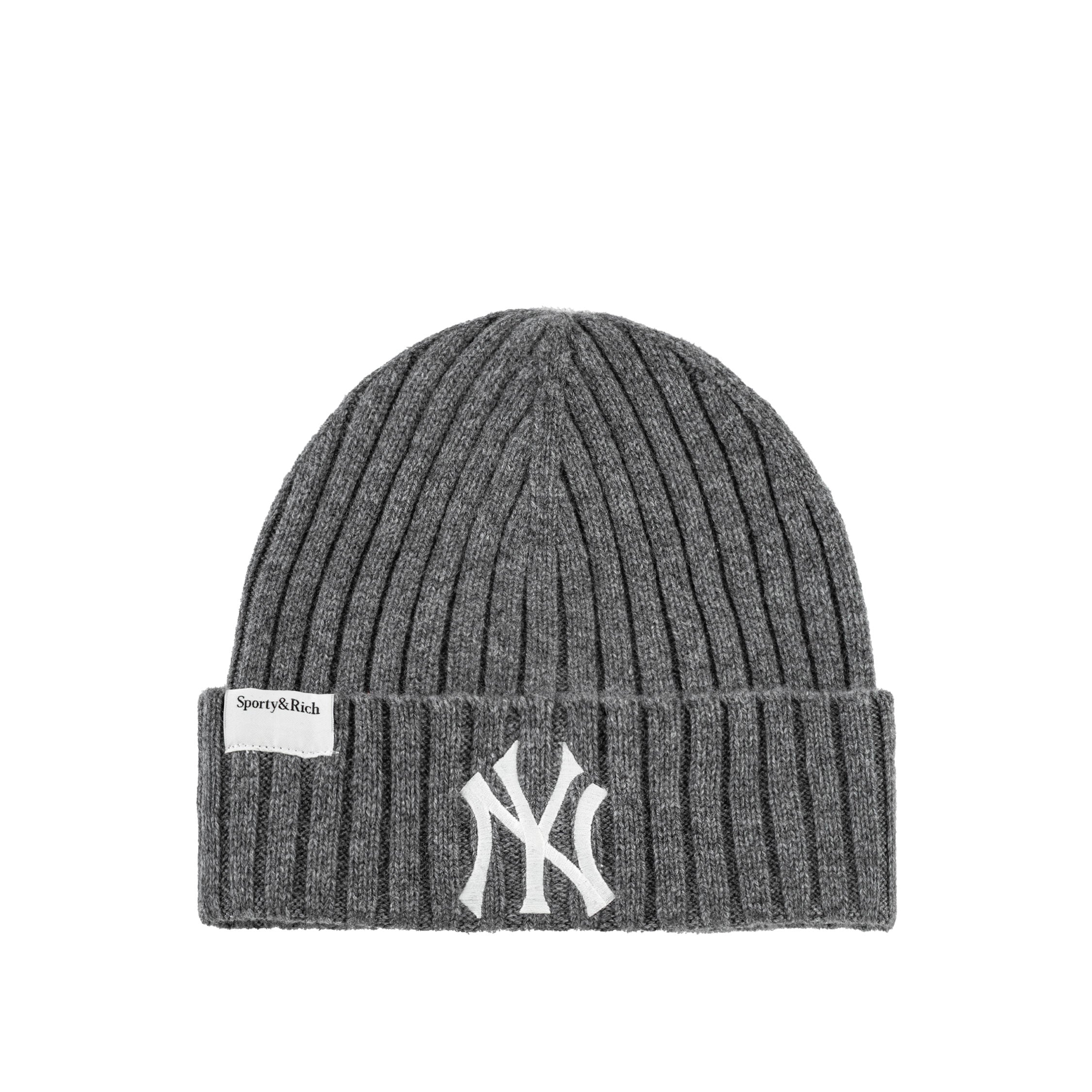 Y出品 Sporty & Rich Heritage Yankees Serif Cashmere Beanie | Accessoires