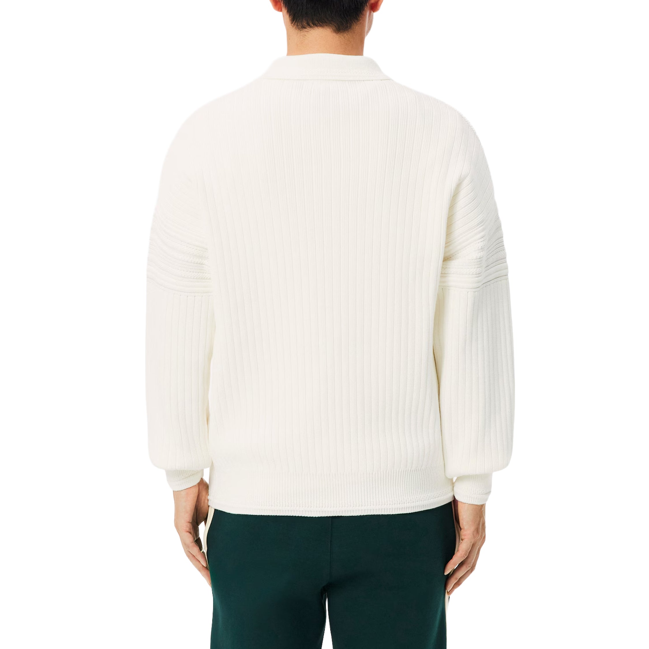 Lacoste French Made Cotton Polo Collar Sweater | Apparel » Buy
