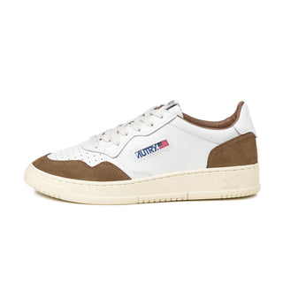 Autry Medalist *Soft Leather / Suede* - 40 / White / Tobacco