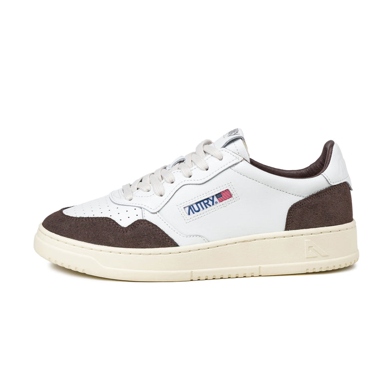 Autry Medalist *Soft Leather / Suede* - 40 / White / Mogano
