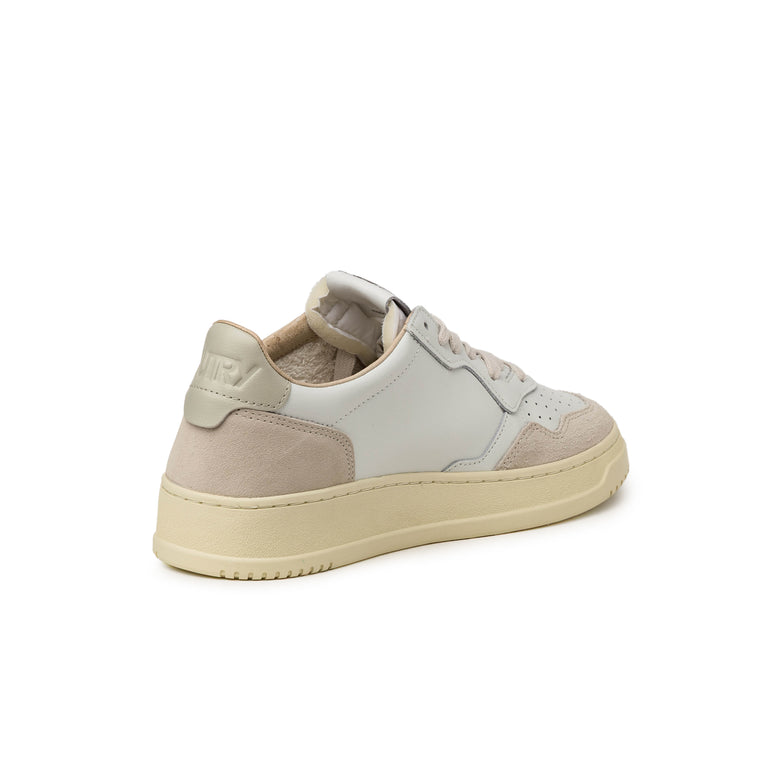 Autry Medalist *Leather / Suede* - 42 / White / Pelican - 3