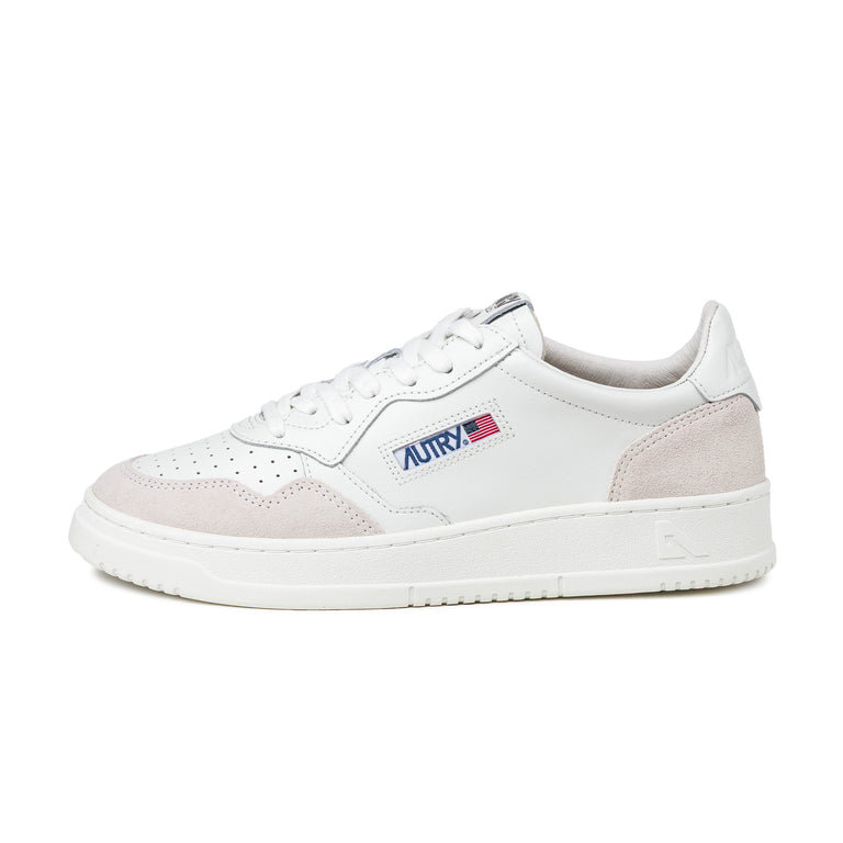 Autry Medalist *Leather / Suede* - 40 / White / White

