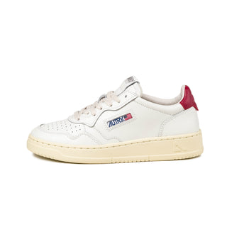 Autry Medalist W - 36 / White / Deep Claret
