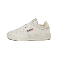 【関税&送料込】AUTRY Sneakers White Autry Medalist Low Sneakers In Optical White Super Soft Napa