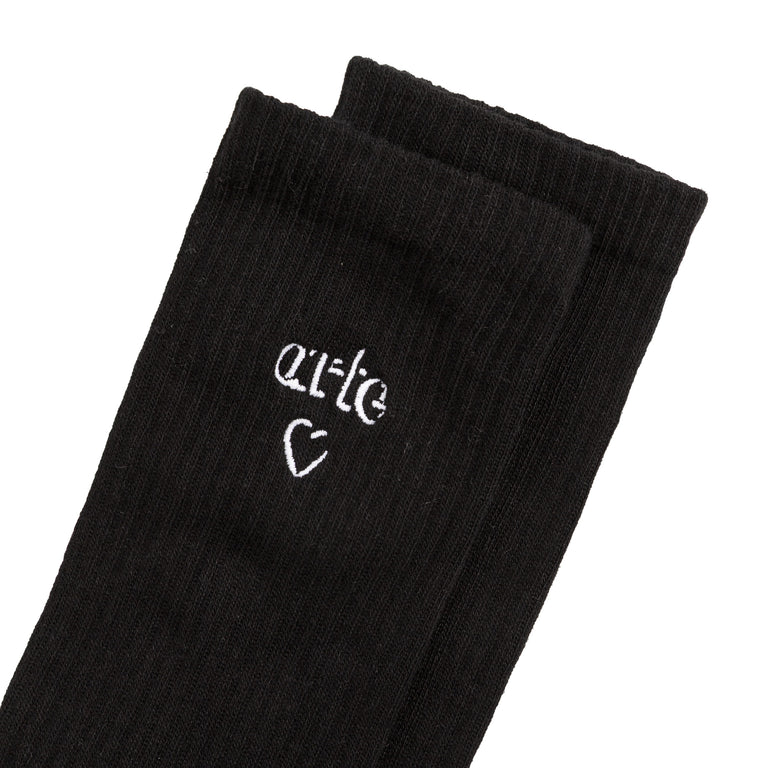 Arte Antwerp Heart Logo Socks (Black)