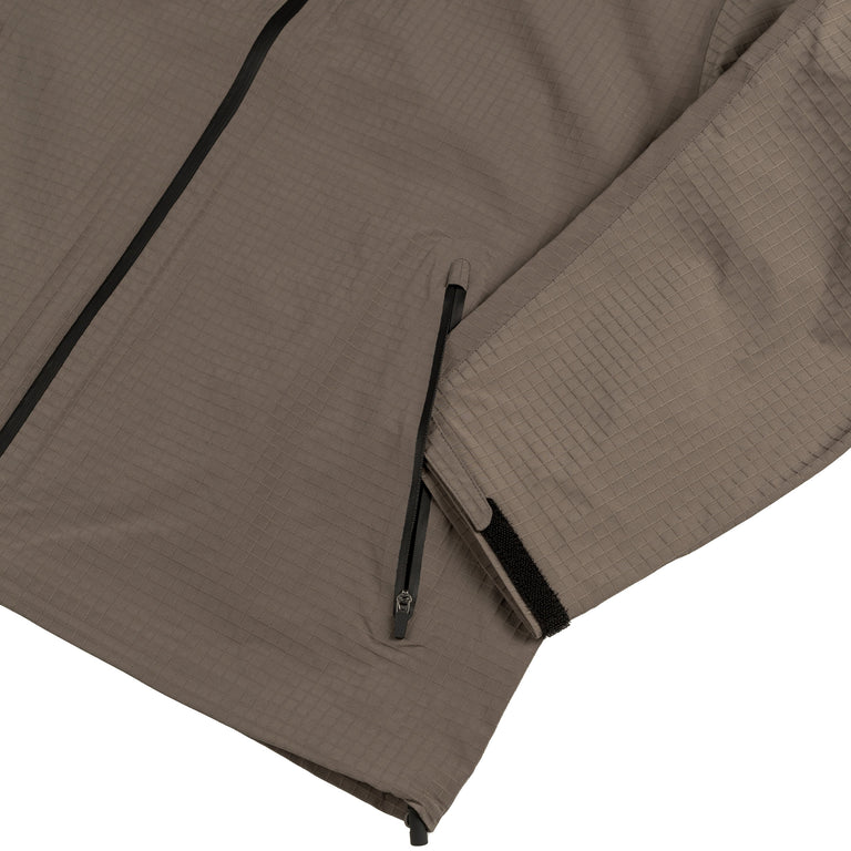 Hiking Patrol Waypoint Ripstop Hooded Jacket (Dark Taupe)