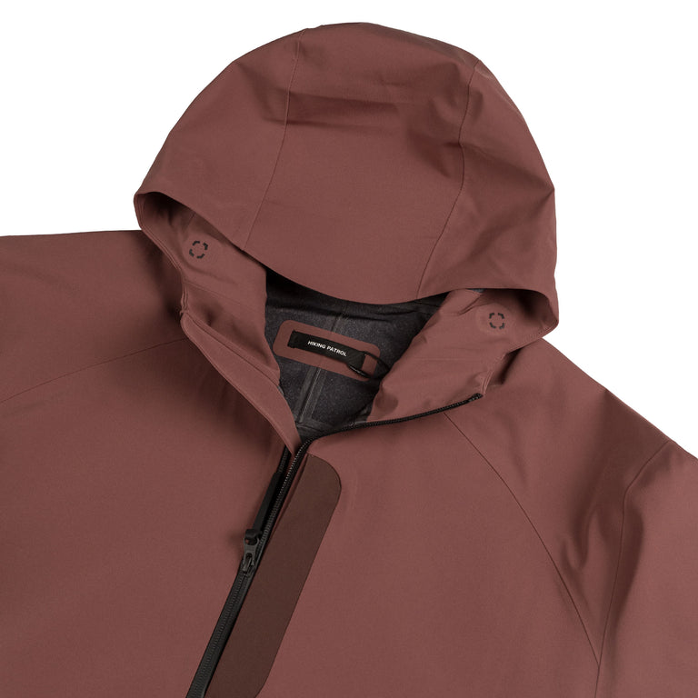 Hiking Patrol Arc 3L Shell Jacket (Maroon)