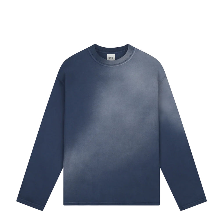 Arte Antwerp Stencil Sunfade Longsleeve - S / Navy
