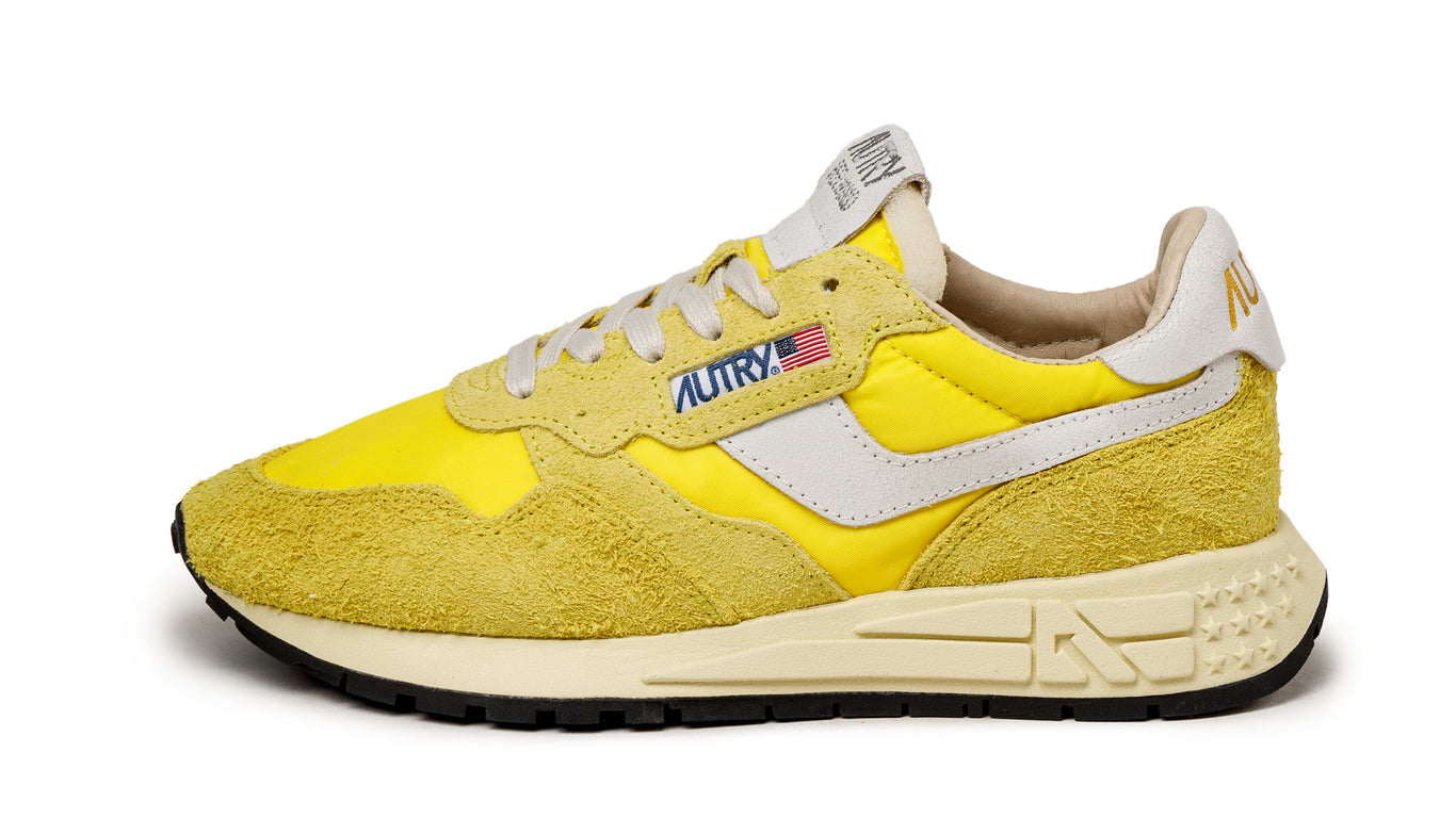 Autry Reelwind Low W *Nylon / Hairy Suede / Cracked Leather