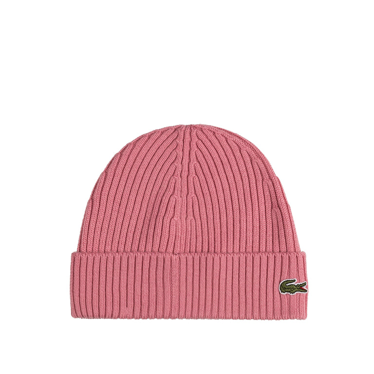 Lacoste Rib Knit Beanie