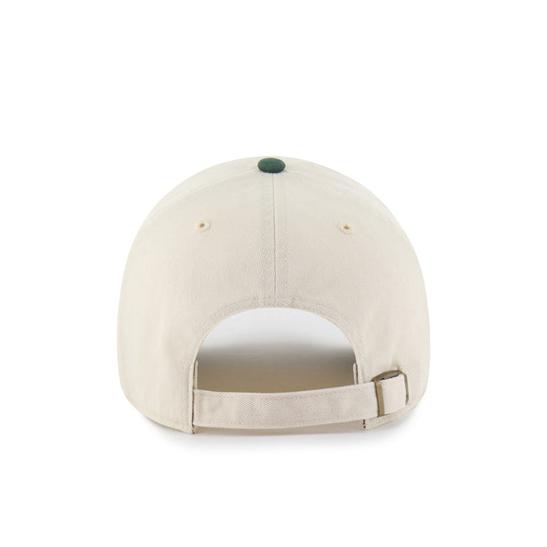 47 MLB Oakland Athletics *Base Runner Two Tone Clean Up* Cap (Natural / Green) - 3