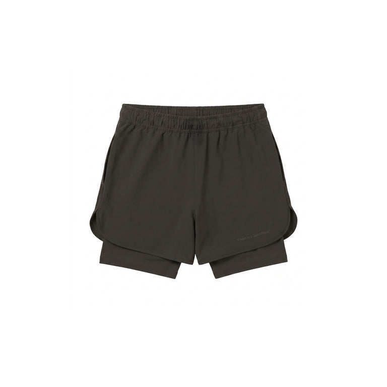 UNNA Flow Run Shorts 3 - L / Dark Grey - 2