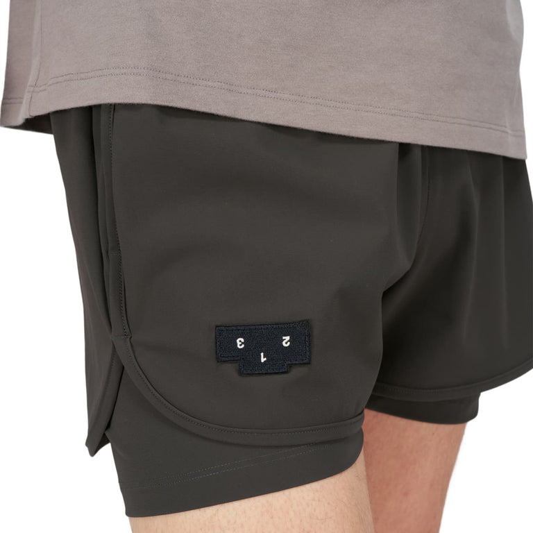 UNNA Flow Run Shorts 3 - L / Dark Grey - 3