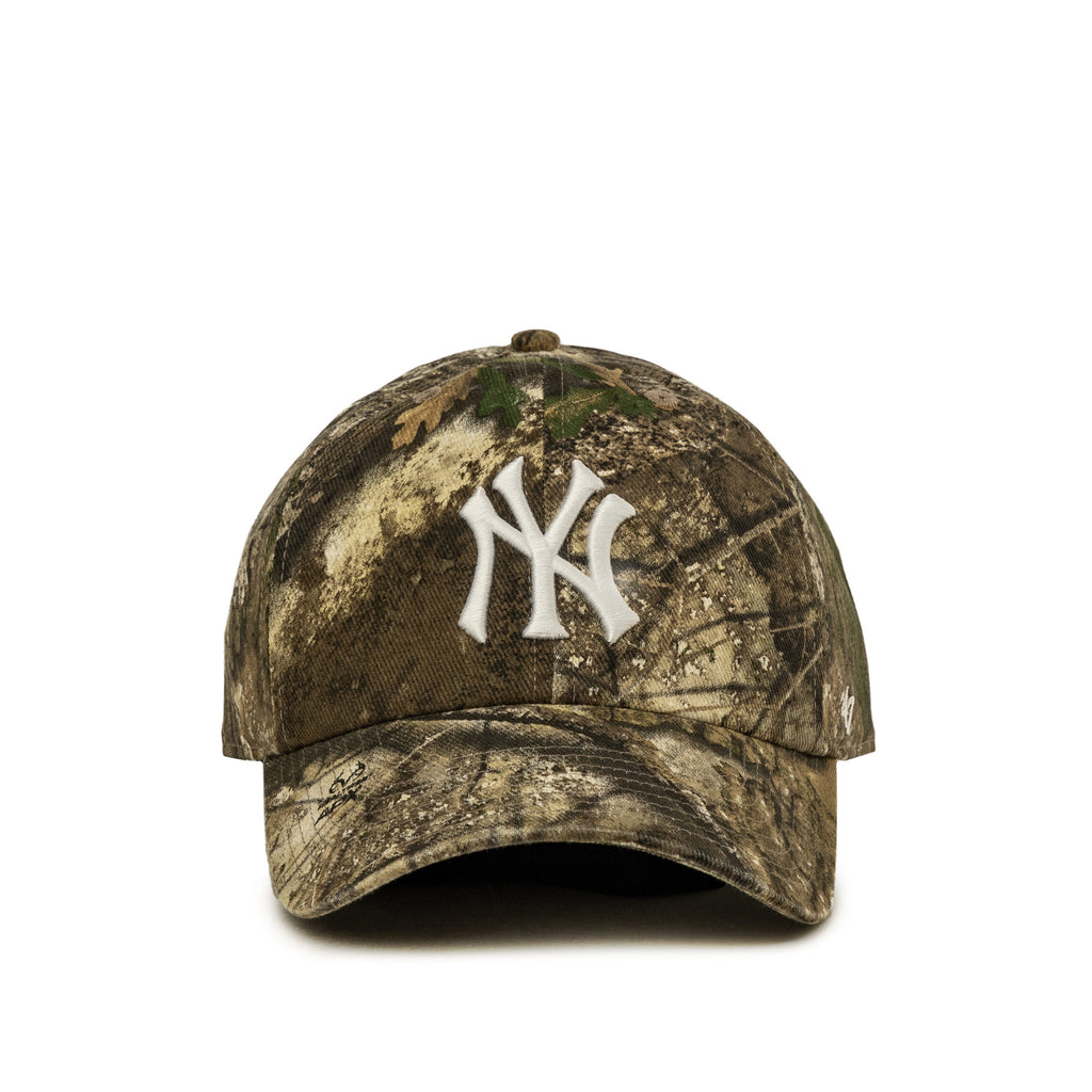 New York Yankees '47 Brand Clean Up Adjustable Hat - Sandalwood Camo, One Size