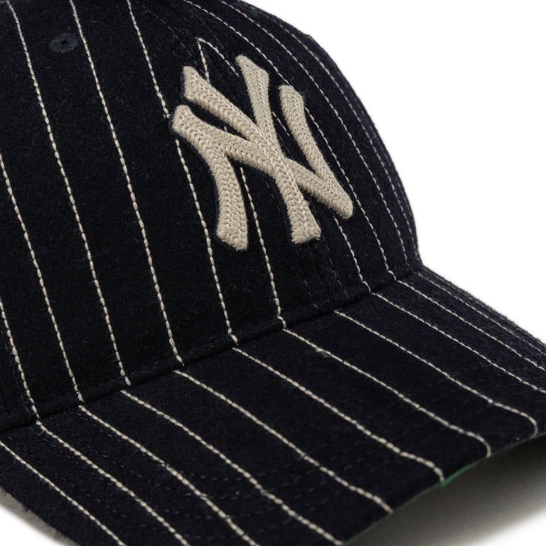 47 MLB New York Yankees Wool Pinstripe *Clean Up* Cap (Navy)