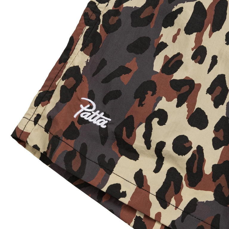 Patta City Leopard Swim Shorts