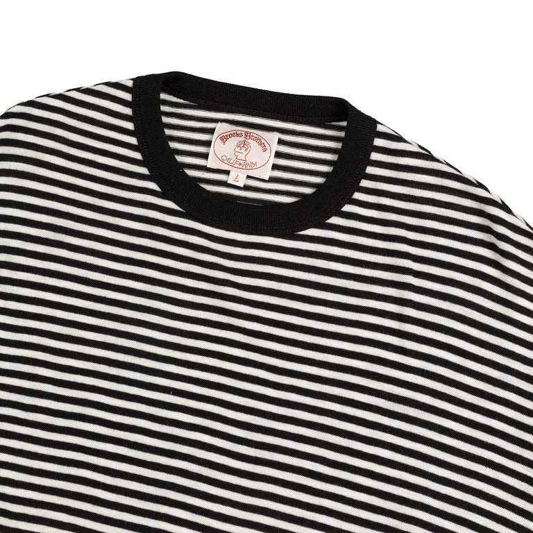 Brain Dead x Brooks Brothers Striped T-Shirt (Black)