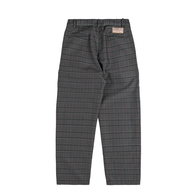 Brain Dead x Brooks Brothers Glen Check Pleated Trouser (Grey)