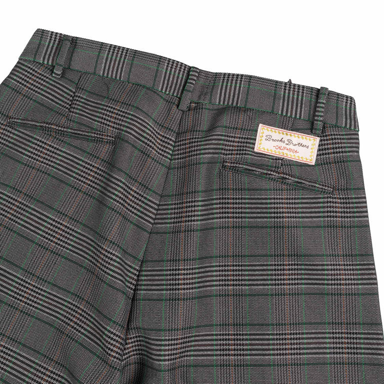 Brain Dead x Brooks Brothers Glen Check Pleated Trouser (Grey)