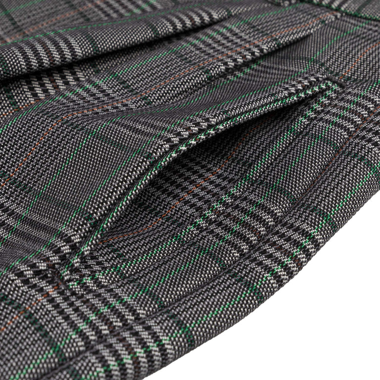 Brain Dead x Brooks Brothers Glen Check Pleated Trouser (Grey)