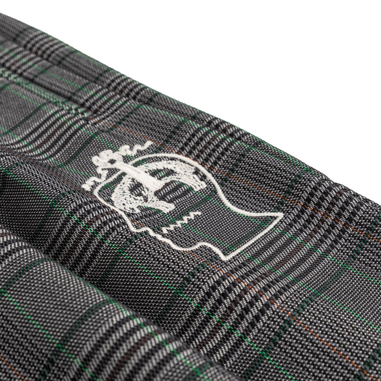 Brain Dead x Brooks Brothers Glen Check Pleated Trouser (Grey)