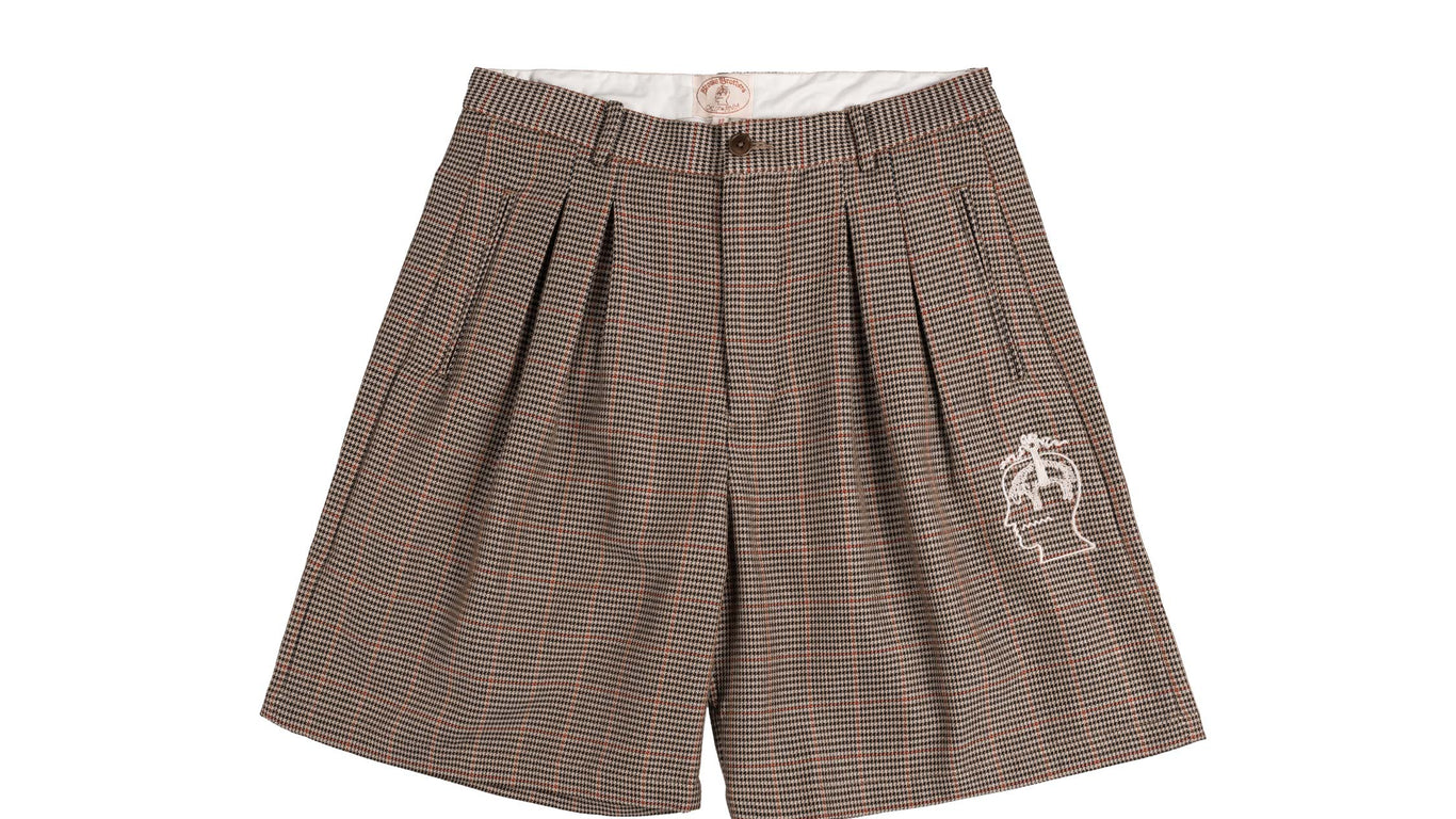 Brain Dead x Brooks Brothers 千鳥格子ショーツ Brain Dead x Brooks Brothers Houndstooth Pleated Shorts