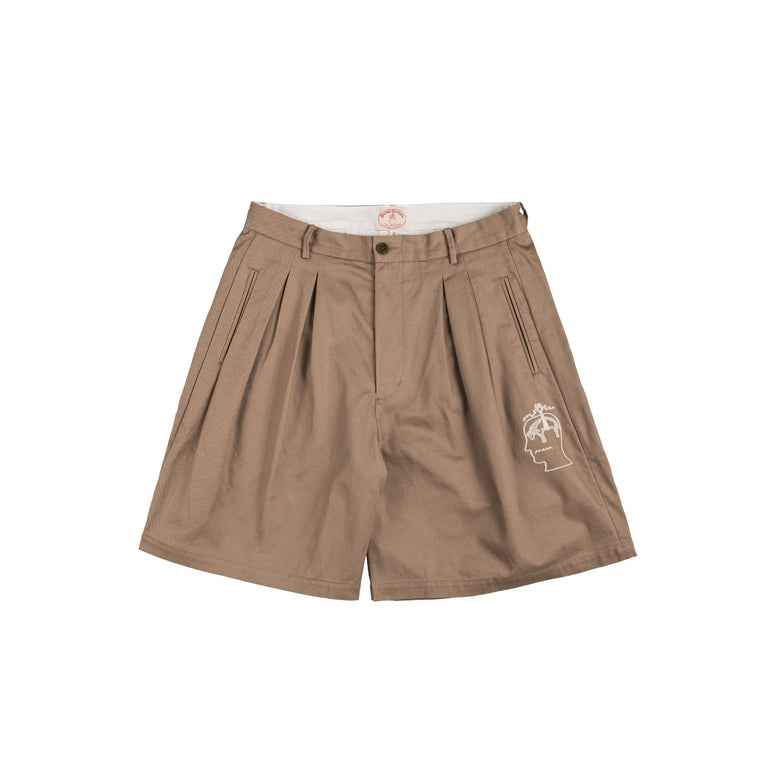 Brain Dead x Brooks Brothers Pleated Chino Short (Desert)
