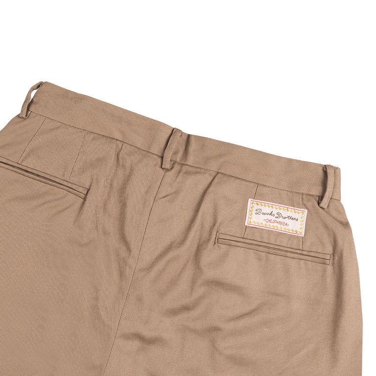 Brain Dead x Brooks Brothers Pleated Chino Short (Desert)