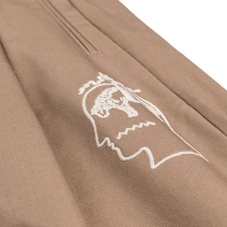 Brain Dead x Brooks Brothers Pleated Chino Short (Desert)