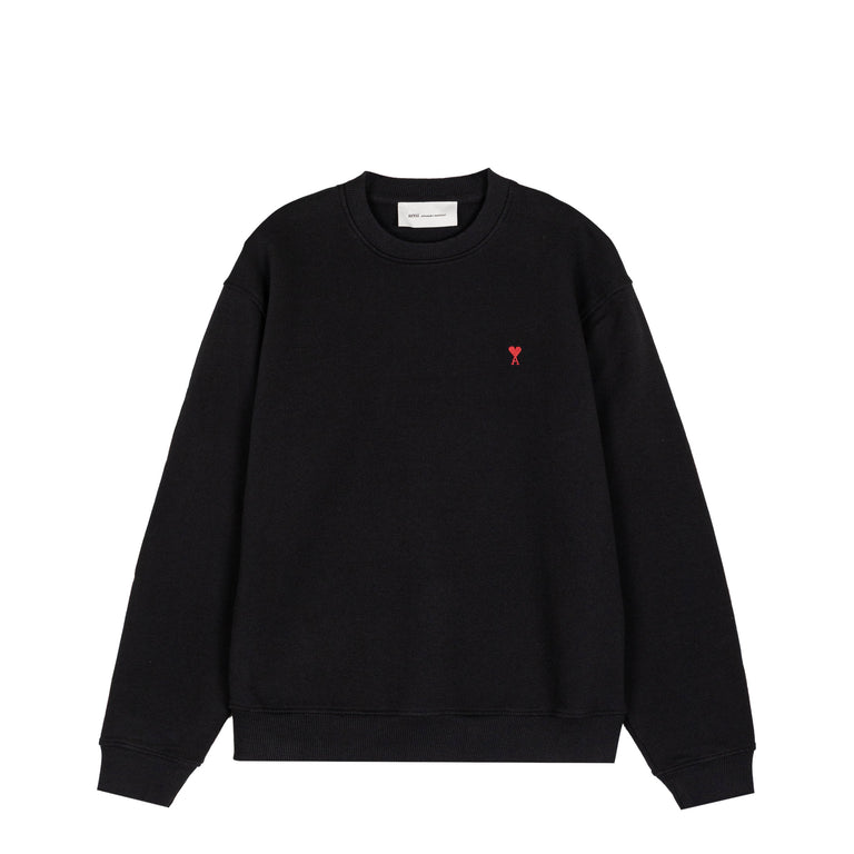 AMI Paris	Red Ami De Coeur Sweatshirt - XXL / Black
