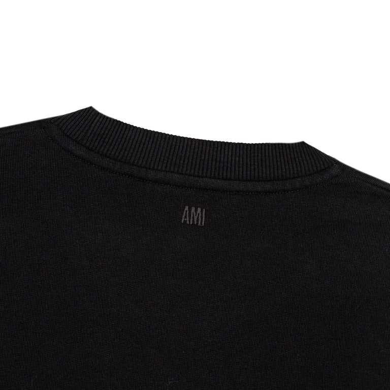 AMI Paris	Red Ami De Coeur Sweatshirt - XXL / Black - 3
