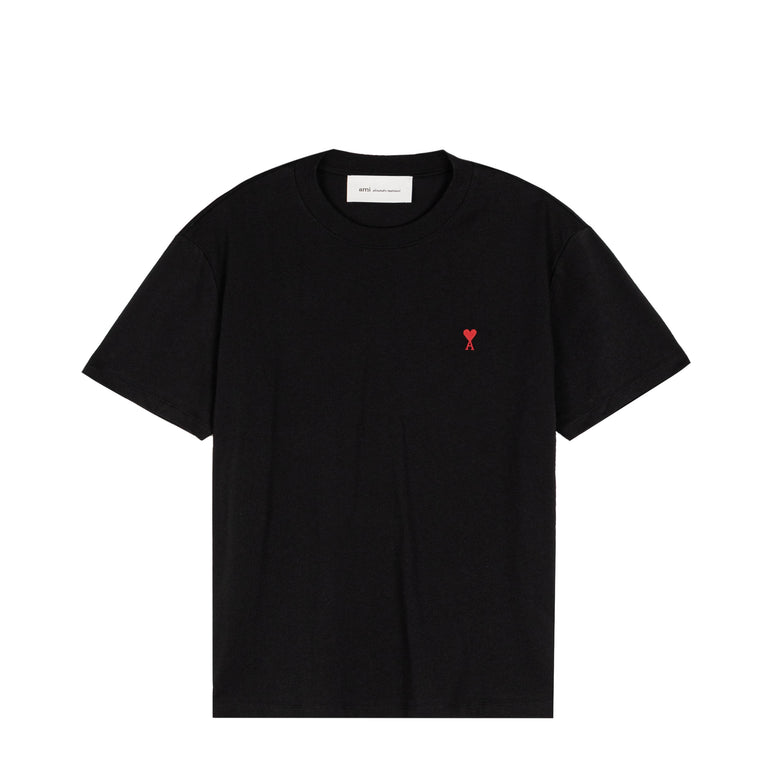 AMI Paris	Red Ami De Coeur T-Shirt - XL / Black
