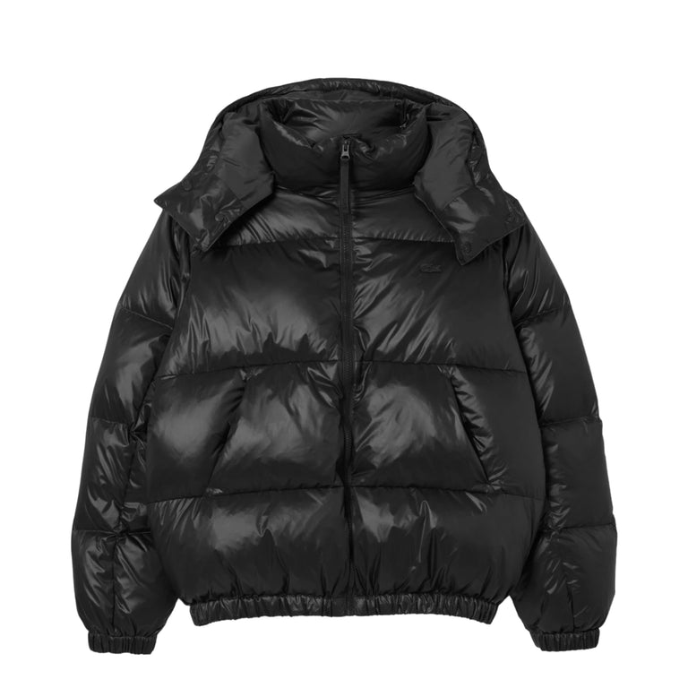 Lacoste Water-Repellent Down Windbreaker - 56 / Black

