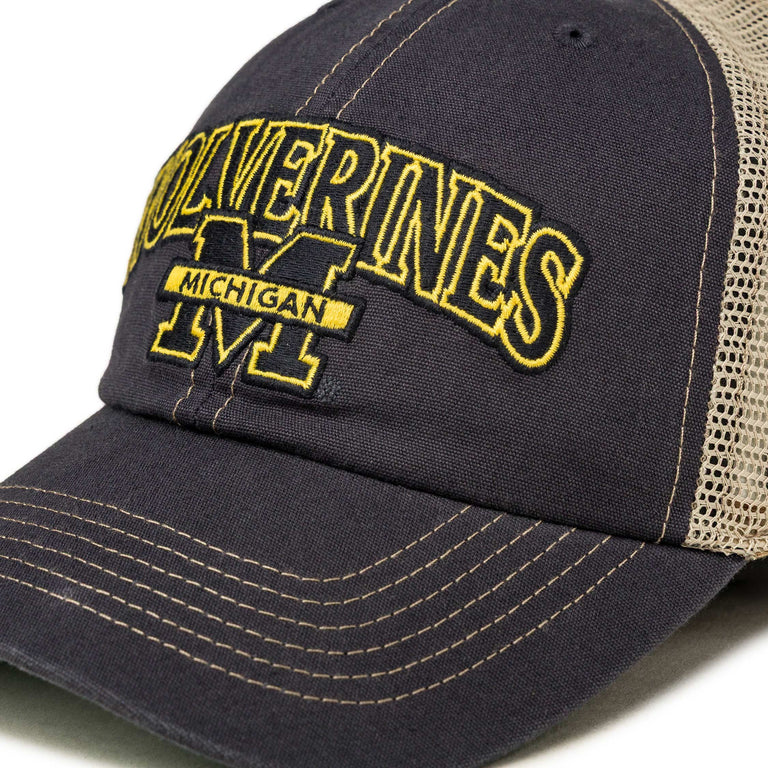 47 Michigan Wolverines Tuscaloosa *Clean Up* Vintage Trucker Cap - 2