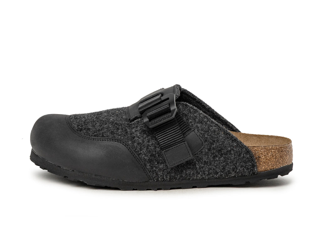 靴 BIRKENSTOCK Boston 38 Birkenstock Boston Soft Footbed-Iron Oiled Leather